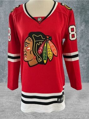 Chicago Blackhawks NHL Patrick Kane 88 Sz M Fanatics Breakaway Women Jersey NWOT